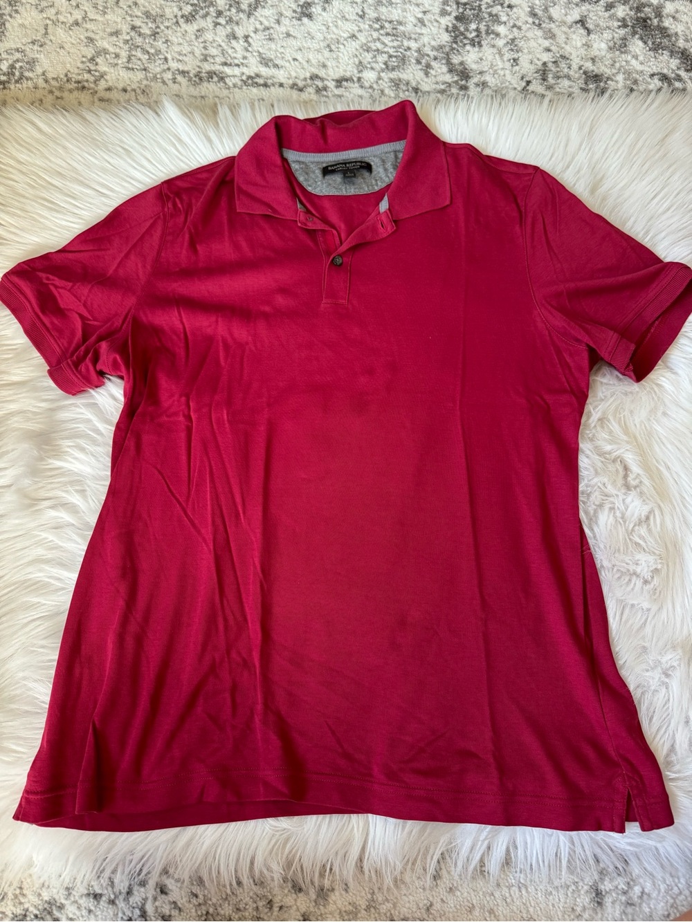 Banana Republic luxury touch polo